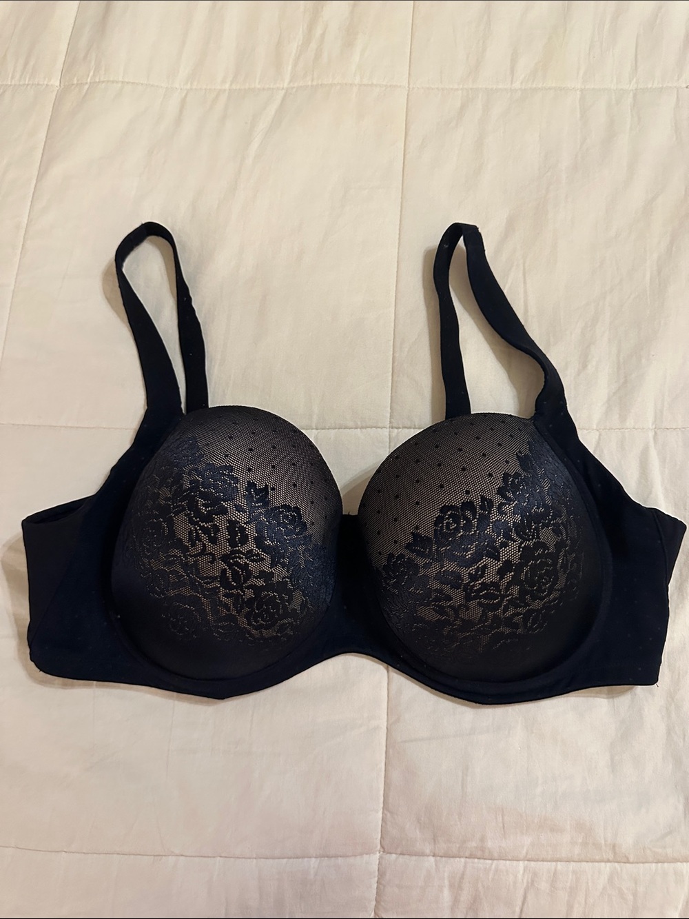 Soma Black Lace T-Shirt Bra